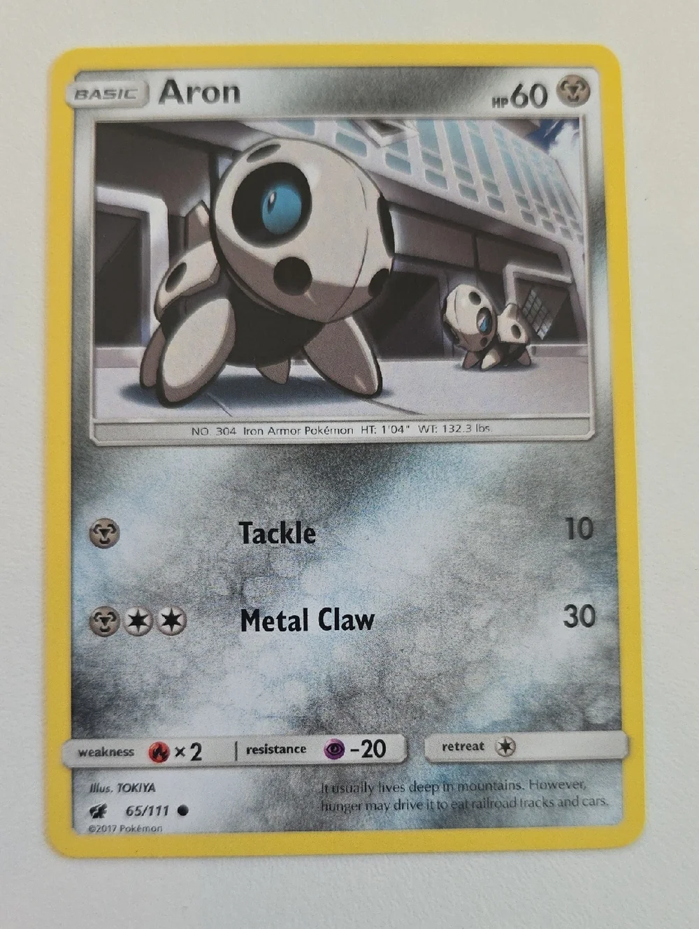 Pokemon Aron And Lairon Cards